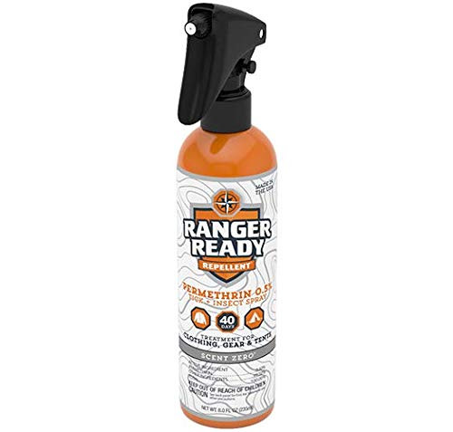 Ranger Ready Permethrin 0.5 percent Clothing-Worn Repellent, Scent Zero, 8 Fl Oz.