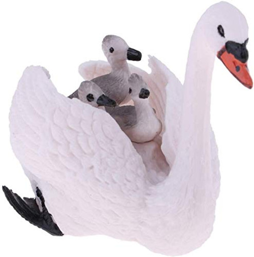 Swan Figure Realistic Animal Figurines Educational Bird Toy Christmas Birthday Cake Topper for Kids Toddler Swan Figure Realistic Animal Figurines Educational Bird Toy Christmas Birthday Cake Topper for Kids Toddler