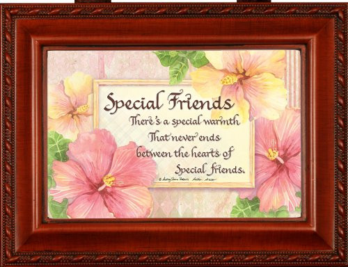 Cottage Garden Special Friends Woodgrain Traditional Music Box Plays Thats What Friends are for Cottage Garden Special Friends Woodgrain Traditional Music Box Plays Thats What Friends are for