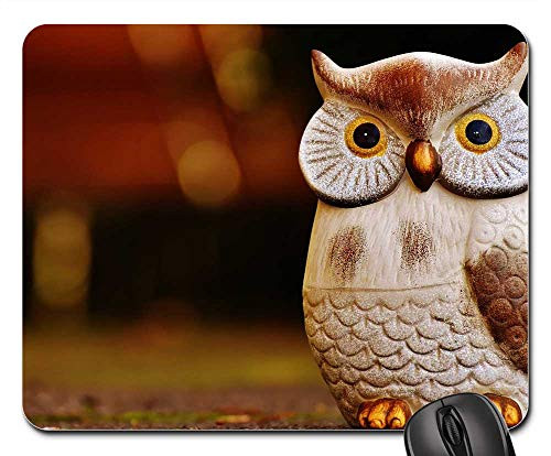 Mouse Pad - Owl Bird Funny Ceramic Animal Cute Deco Figure 2