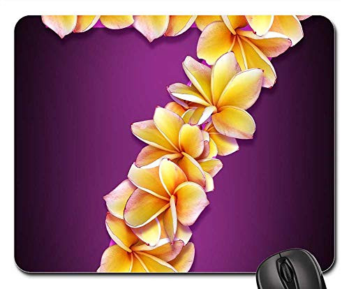 Mouse Pad - Figure Date Flowers Collage Design Idea Bright