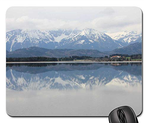 Mouse Pad - Mountains Lake Mirror Image Landscape Mood