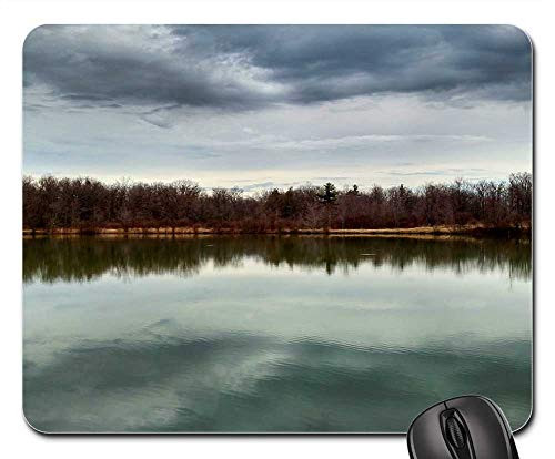 Mouse Pad - Lake Water Clear Fresh Smooth Calm Glassy Mirror