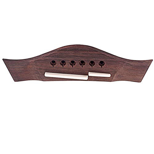 1PC Guitar Rosewood Bridge Bone Guitar Saddle for Folk 6 Strings Guitar Replacement Parts