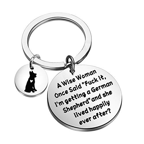 TGBJE German Shepherd Gift A Wise Women Getting a German Shepherd She Lived Happily Ever After German Shepherd Mom/Dad Gift -German Shepherd-