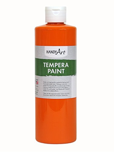 Handy Art Tempera 16 ounce, Orange