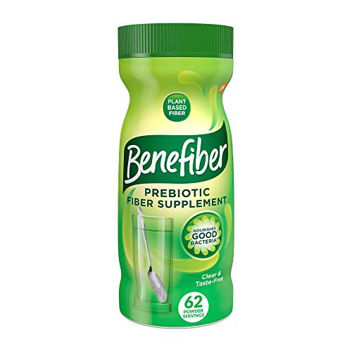 Benefiber, Daily Prebiotic Fiber Supplement Powder for Digestive Health Daily Fiber Powder Unflavored s, 8.7 Ounce