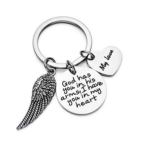 Girl's Gift Wife/Husband Memorial Jewelry Loss of Wife/Husband Keychain Loss of Boyfriend/Girlfriend Keychain