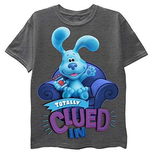 Nickelodeon Blue's Clues  and  You Totally Clued in Toddler Boy T-Shirt-Blue, Josh  and  Magenta, Charcoal, 2T