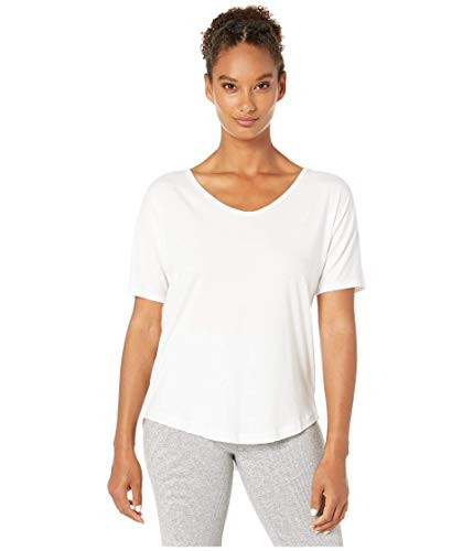 Manduka -MNDK9 Enlight Relaxed Tee, White, Small