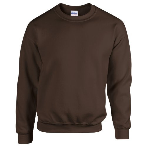 Gildan Heavy Blend Unisex Adult Crewneck Sweatshirt -M- -Dark Chocolate-