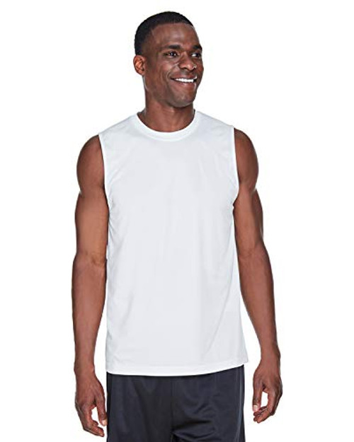 Team 365 Men's Performance Muscle T-Shirt 4XL White