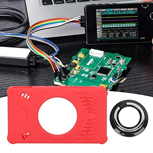Accessories Soft Silicone Logic Analyzer Cover Useful Effectively Prevent Dust Protective Cover Case Wear Resistant Fit for LA104 Logic Analyzer for Storage-red-