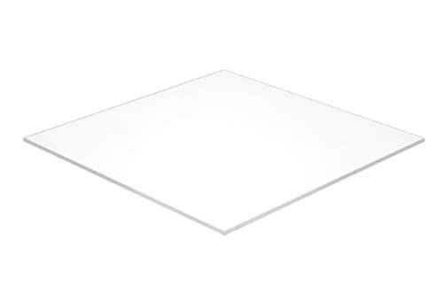 Falken Design Acrylic Plexiglass Sheet, Mirror Silver, 8" x 8" x 1/8"
