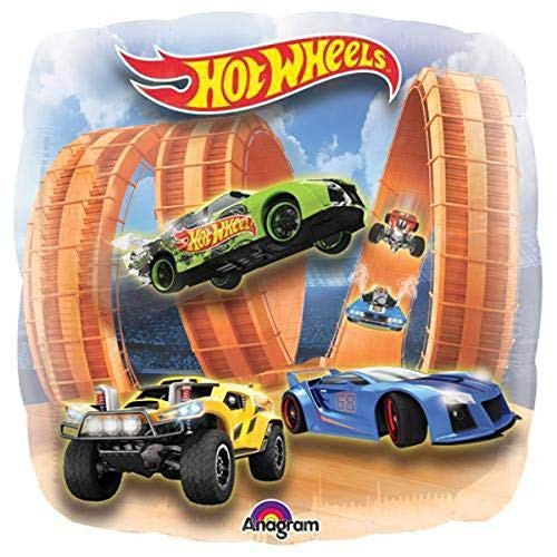 Anagram Hot Wheels Racer Foil Balloon, 28", Multicolored