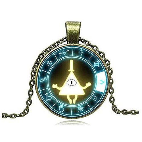 calhepco Drama Gravity Falls Light Mysteries Bill Cipher Wheel Steampunk Pendant Necklace Fashion Jewelry calhepco Drama Gravity Falls Light Mysteries Bill Cipher Wheel Steampunk Pendant Necklace Fashion Jewelry