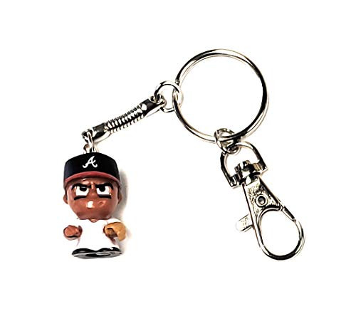 Braves Teeny Mates Keychain Tag Along Figure Teenymates Baseball