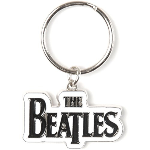 Beatles Drop T Logo Metal Key Chain Silver