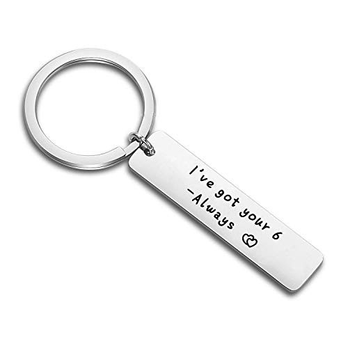 ENSIANTH Sheriff Deputy Gift Police Officers Gift Law Enforcement Gift Ive Got Your 6 Always Sheriffs Wife Police Mom Gift Police Graduation Gift Trooper Keychain -Got Your 6 Keychain- ENSIANTH Sheriff Deputy Gift Police Officers Gift Law Enforcement Gift Ive Got Your 6 Always Sheriffs Wife Police Mom Gift Police Graduation Gift Trooper Keychain -Got Your 6 Keychain-