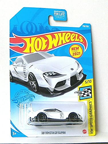 DieCast Hotwheels '20 Toyota GR Supra - HW Speed Graphics 5/10 -White- 178/250