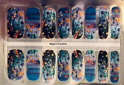 Spring Time Flowers Nail Polish Wraps - Nail Polish Strips