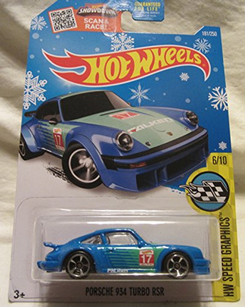Hot Wheels 2016 HW Speed Graphics Porsche 934 Turbo RSR 181/250 Snowflake Exclusive Hot Wheels 2016 HW Speed Graphics Porsche 934 Turbo RSR 181/250 Snowflake Exclusive