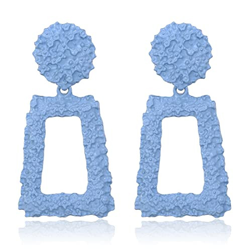 Rectangle Geometric Dangle Earrings, Fashion Statement Drop Earrings for Women KELMALL COLLECTION
