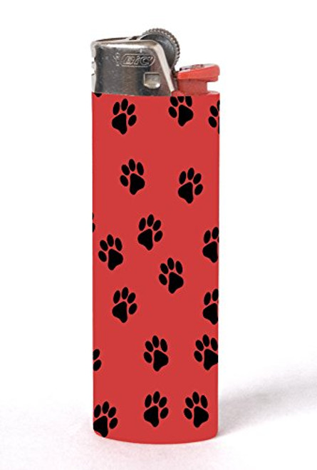 Paw Prints Pattern 2 Pack Vinyl Decal Wrap Skin Stickers by Moonlight Printing for Bic Lighters Paw Prints Pattern 2 Pack Vinyl Decal Wrap Skin Stickers by Moonlight Printing for Bic Lighters