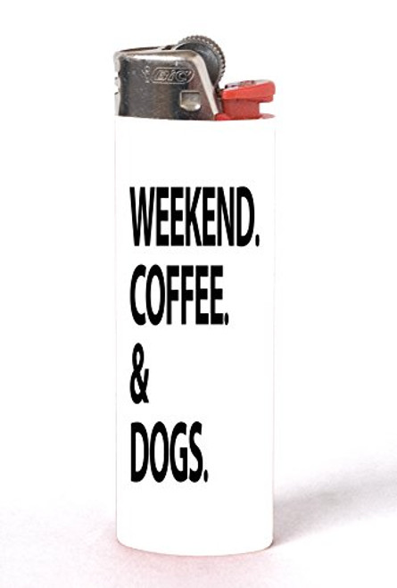 Weekend Coffee and Dogs 2 Pack Vinyl Decal Wrap Skin Stickers by Moonlight Printing for Bic Lighters Weekend Coffee and Dogs 2 Pack Vinyl Decal Wrap Skin Stickers by Moonlight Printing for Bic Lighters