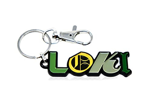 Official Loki Logo Keychain, Original Marvel Studios and Disney plus Exclusive Loki Logo Keychain - 2 cm x 5.75 cm Official Loki Logo Keychain, Original Marvel Studios and Disney plus Exclusive Loki Logo Keychain - 2 cm x 5.75 cm