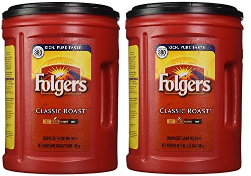 Folgers Classic Roast Ground Coffee (48 oz.)-2 Pack