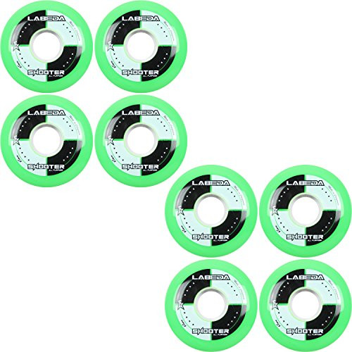 LABEDA WHEELS Inline Roller Hockey SHOOTER 80mm 83A x8