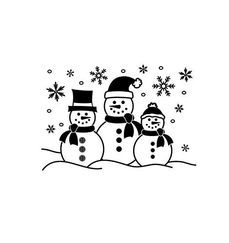 Darice 1215-57 Embossing Folders, 4.25 by 5.75", Family Design, Snowman