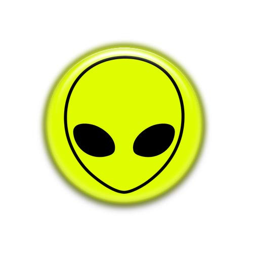 Alien Amarillo - Badge Collection, Pinback Button Badge 1.50 Inch -38mm-