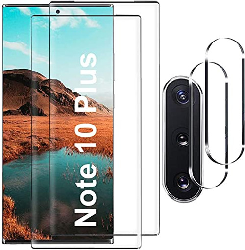 -2 plus2 Pack- Galaxy Note 10 Plus Screen Protector,9H Tempered Glass, Ultrasonic Fingerprint Compatible, HD Clear,Bubble-Free,3D Curved for Samsung Note10 Plus 5G Glass Screen Protector. ab -2 plus2 Pack- Galaxy Note 10 Plus Screen Protector,9H Tempered Glass, Ultrasonic Fingerprint Compatible, HD Clear,Bubble-Free,3D Curved for Samsung Note10 Plus 5G Glass Screen Protector. ab