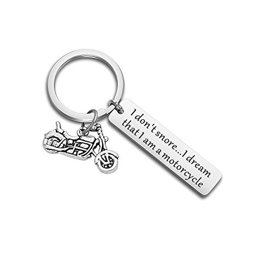 Gzrlyf Motorcycle Keychain Biker Keychain Keychain Motorcycle Dad Gift I Don't Snore I Dream That I Am A Motorcycles Keychain Motocross Jewelry Biker Babe Gift -Motorcycle Keychain- Gzrlyf Motorcycle Keychain Biker Keychain Keychain Motorcycle Dad Gift I Don't Snore I Dream That I Am A Motorcycles Keychain Motocross Jewelry Biker Babe Gift -Motorcycle Keychain-