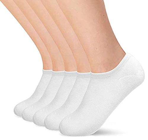 Low Cut Socks, No Show Socks Cotton Liner Sports Ankle Athletic Runnin Casual Socks for Women 5 Pairs -White- Low Cut Socks, No Show Socks Cotton Liner Sports Ankle Athletic Runnin Casual Socks for Women 5 Pairs -White-