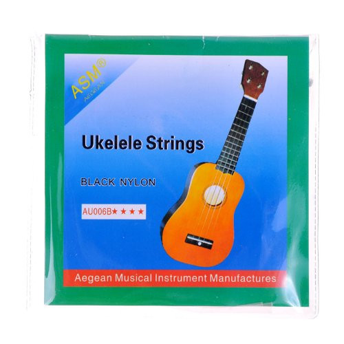 Kmise Ukulele Strings Set Guitar Strings Nylon Black Guitar Parts Accessories for Ukulele Uke Hawaii Guitar 1 Pcs