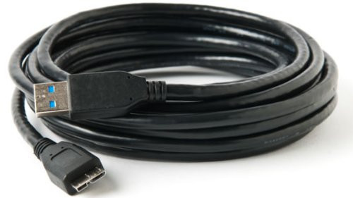 9.8-feet USB 3.0 A Male to Micro B Male Cable, Black