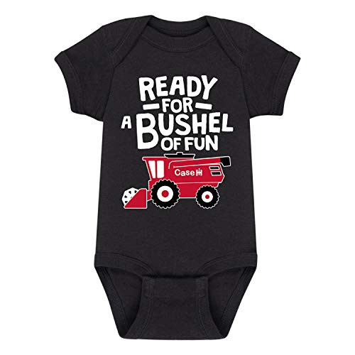 Ready for A Bushel of Fun Case IH - Infant Baby One Piece Black