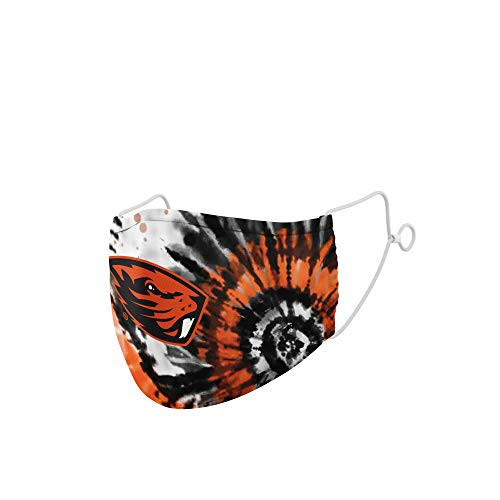 Top of the World NCAA Oregon State Beavers Unisex Team Color Tie Dye Face Mask, Oregon State Beavers Orange, One Size, MTW-330