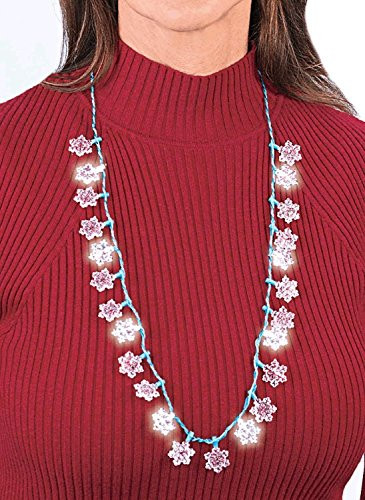 blinkee Snowflake String Lights Necklace by