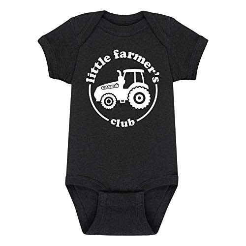 Case IH Little Farmer's Club - Infant Baby One Piece Black