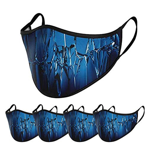 Face-Masks Reusable Washable Floral Print Face-Mask Comfortable Breathable-Mask for Adults