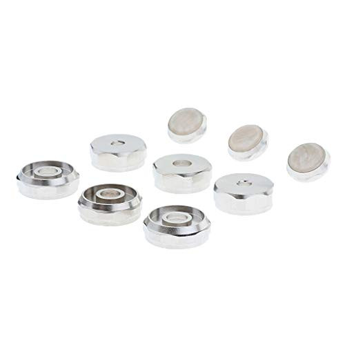 LoveinDIY 3 Sets Trumpet Cap Screw Cover Finger Buttons Parts for Bach Trumpet