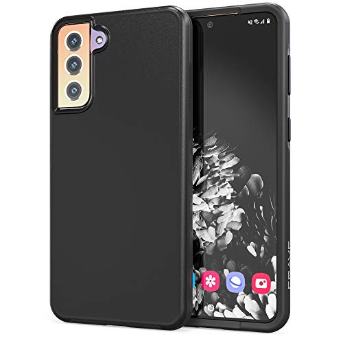 Crave Slim Guard for Galaxy S21 plus Case, Shockproof Case for Samsung Galaxy S21 Plus, S21 plus 5G -6.7 inch- - Black