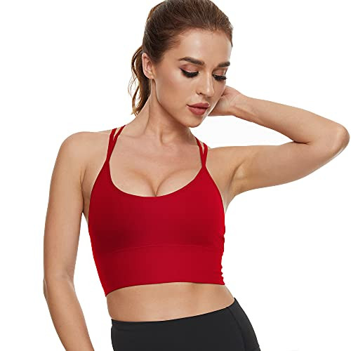 Women Racerback Sports Bras for High Impact Sports Bras Sexy Crisscross Workout for Yoga Running Fitness Sports Bra High Impact