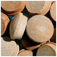 WidgetCo 3/4" Mahogany Button Top Wood Plugs