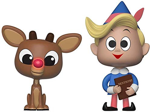 Funko Vynl: Rudolph The Red Nosed Reindeer - Rudolph & Hermie Vinyl Figure 2-Pack (Includes Pop Box Protector Case)