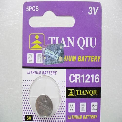 5PCS CR1216 Battery 3V Button Cell Battery